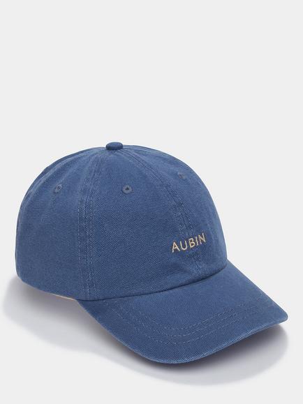 Aubin Archer Cotton Baseball Cap, Cornflower