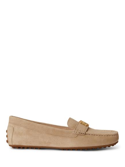 Lauren Ralph Lauren Barnsbury Suede Loafer, Tan, Tan