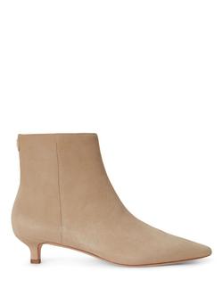 Lauren Ralph Lauren Francesca Suede Ankle Boots, Tan, Tan