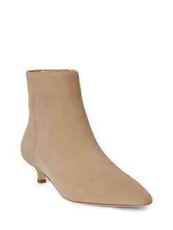 Lauren Ralph Lauren Francesca Suede Ankle Boots, Tan - view 2, Tan