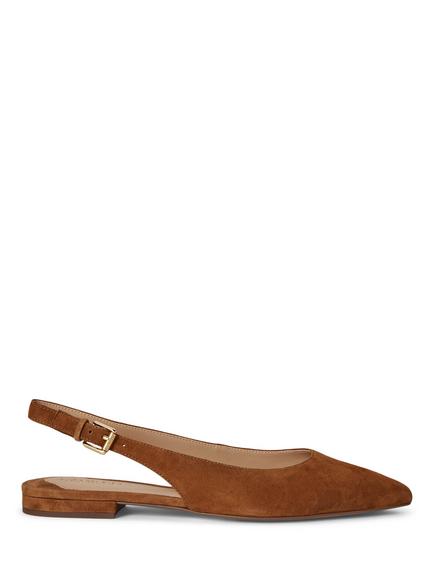 Lauren Ralph Lauren Londyn Suede Slingback Sandals, Tan