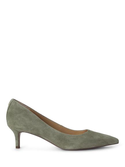 Lauren Ralph Lauren Adrienne Suede Court Shoes, Sage, Sage
