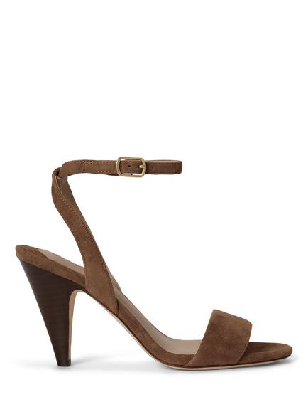 Lauren Ralph Lauren Gracy Suede Sandals, Tobacco, Tobacco