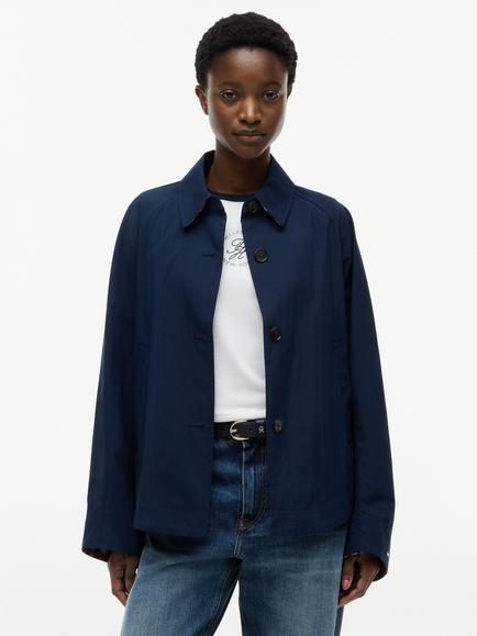 Tommy Hilfiger Water Repellent Twill Jacket, Blue Navy, Blue Navy