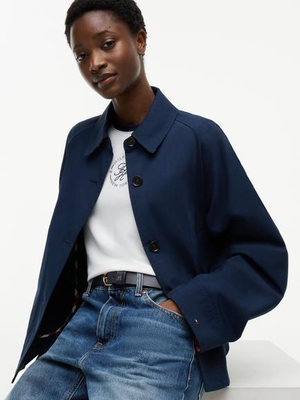 Tommy Hilfiger Water Repellent Twill Jacket, Blue Navy - view 2, Blue Navy