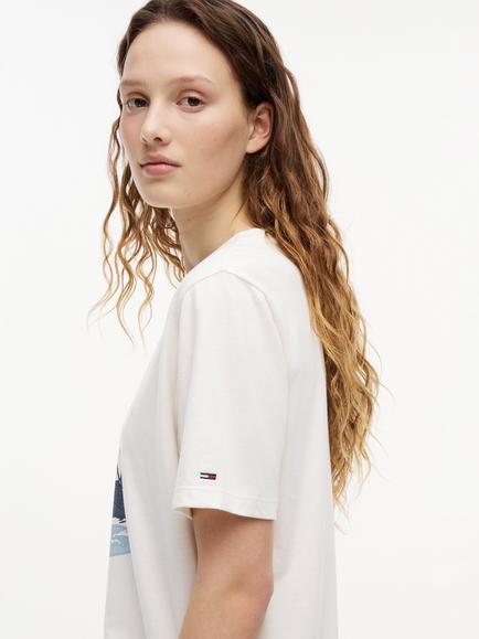 Tommy Hilfiger Beach Graphic T-Shirt, White - view 2, White