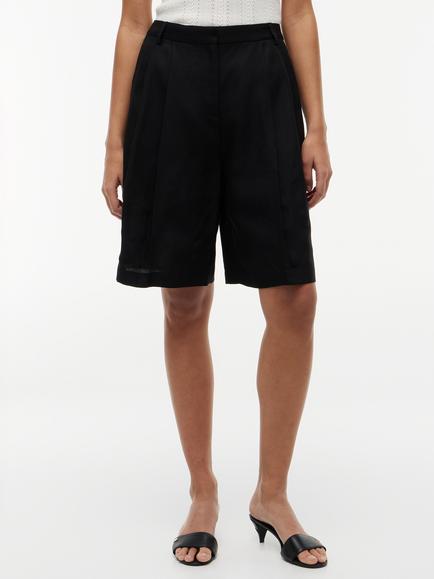 Tommy Hilfiger Straight Bermuda Shorts, Black, Black