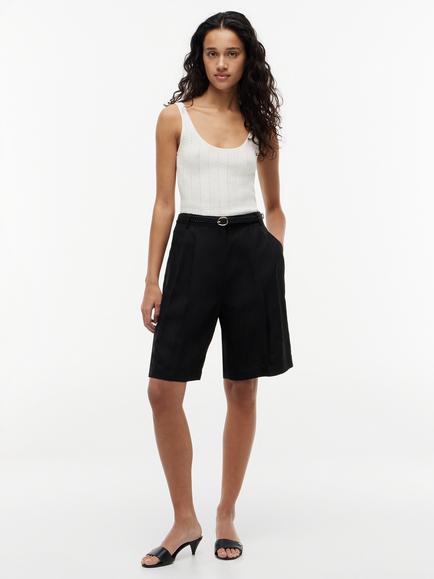 Tommy Hilfiger Straight Bermuda Shorts, Black - view 2, Black