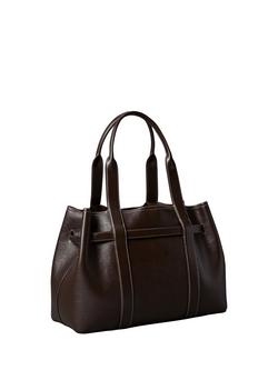 Calvin Klein Medium Tote Bag, Dark Brown, Dark Brown