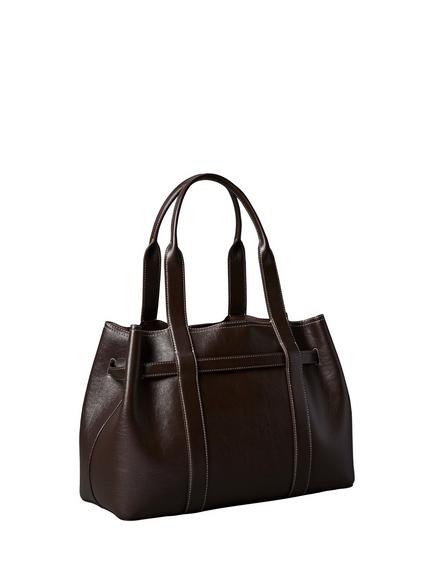 Calvin Klein Medium Tote Bag, Dark Brown, Dark Brown