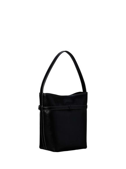 Calvin Klein Medium Bucket Bag, Black, Black