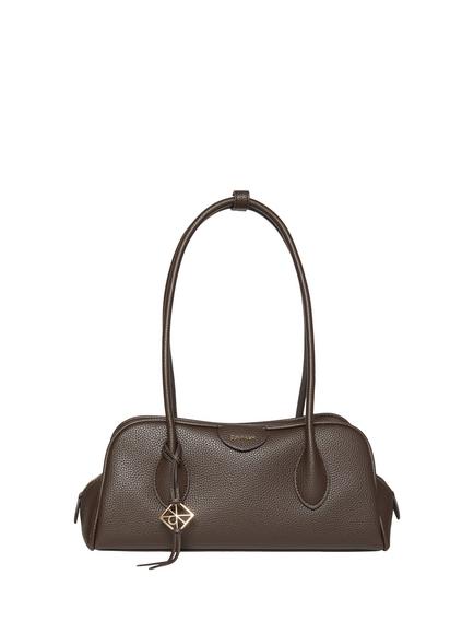 Calvin Klein Emblem Trio Shoulder Bag, Dark Brown, Dark Brown