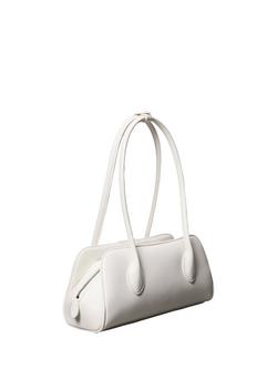 Calvin Klein Emblem Trio Shoulder Bag, White, White