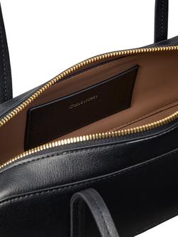 Calvin Klein Foil Logo Bauletto Shoulder Bag, Black - view 2, Black