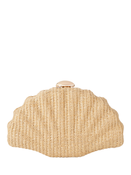 Carvela Aquamarina Clutch Bag, Beige, Beige
