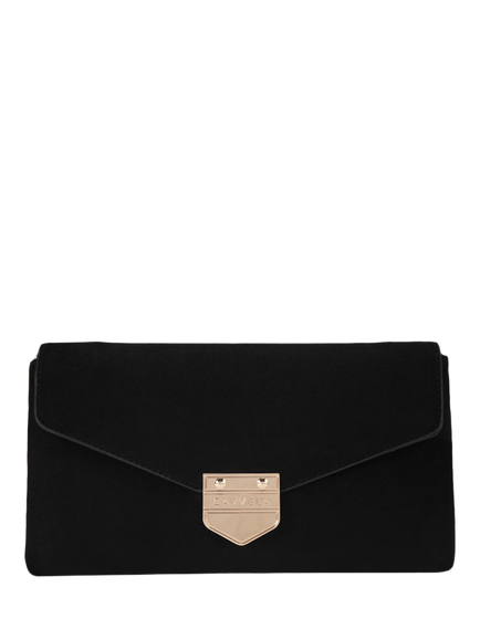 Carvela Maria Envelope Clutch Bag, Black, Black