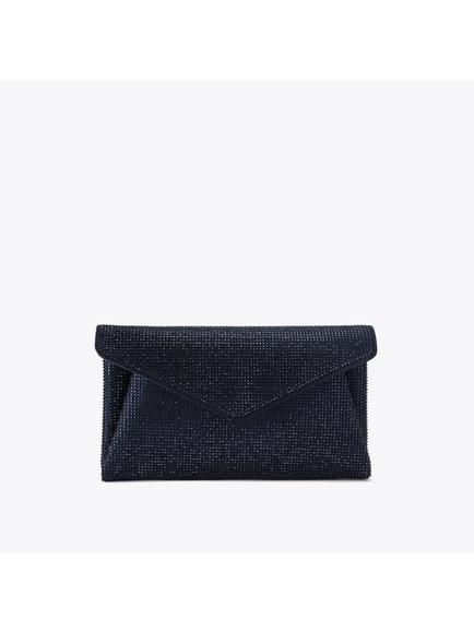 Carvela Stargaze Embellished Envelope Clutch Bag, Navy