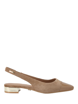 Carvela Amelia Slingback Ballerina Pumps, Beige, Beige