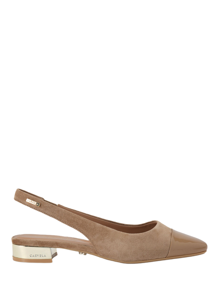 Carvela Amelia Slingback Ballerina Pumps, Beige, Beige