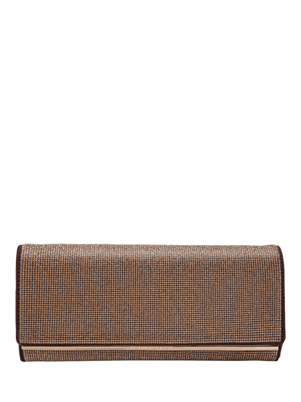KG Kurt Geiger Baily Clutch Bag, Brown, Brown