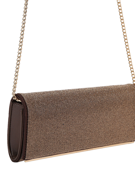 KG Kurt Geiger Baily Clutch Bag, Brown - view 2, Brown