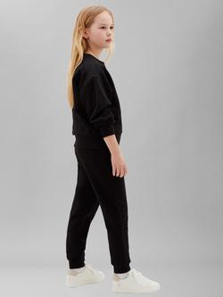Calvin Klein Kids' Cotton Monologo Joggers, Black - view 2, Black