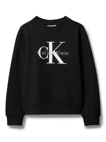 Calvin Klein Kids' CK Logo Jumper, Black - view 2, Black