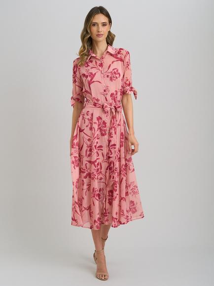 Gina Bacconi Adrienne Shirt Dress, Pink, Pink