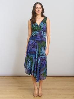 Gina Bacconi Corie Printed Midi Dress, Multi, Multi