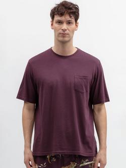 Cyberjammies Crew Neck Jersey Cotton Blend T-Shirt, Plum, Plum