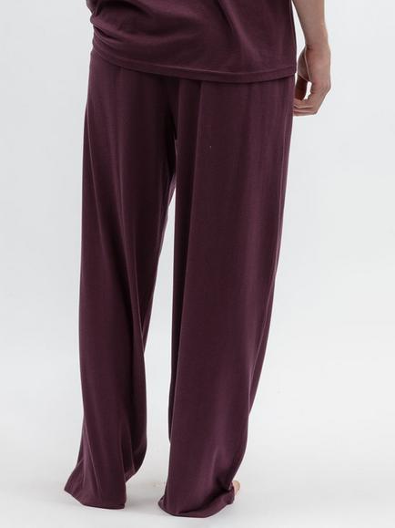 Cyberjammies Cotton Blend Pyjama Bottoms, Plum - view 2, Plum