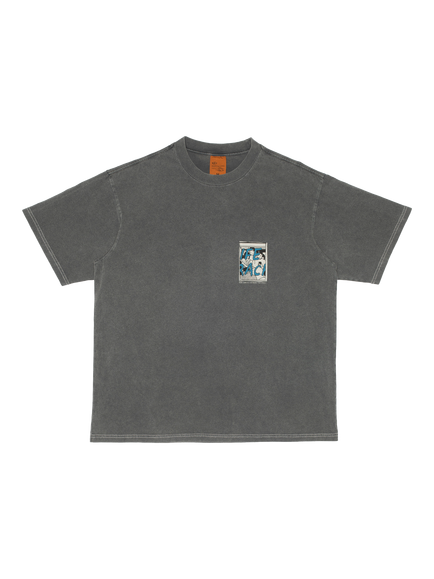 Nudie Jeans Koffe Cotton Crew Neck T-Shirt, Antracite, Antracite
