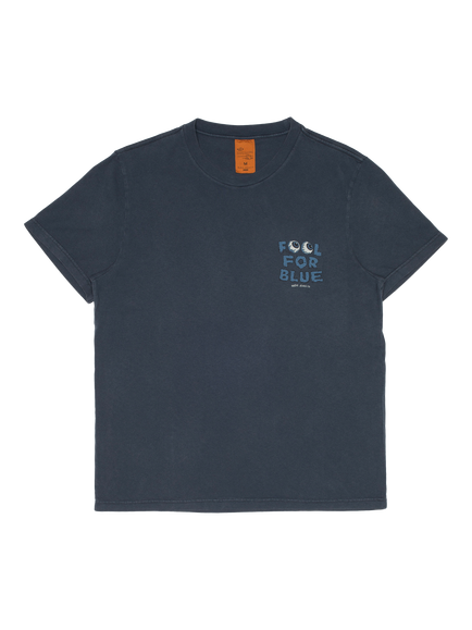 Nudie Jeans Roy Cotton Crew Neck T-Shirt, Dark Blue, Dark Blue