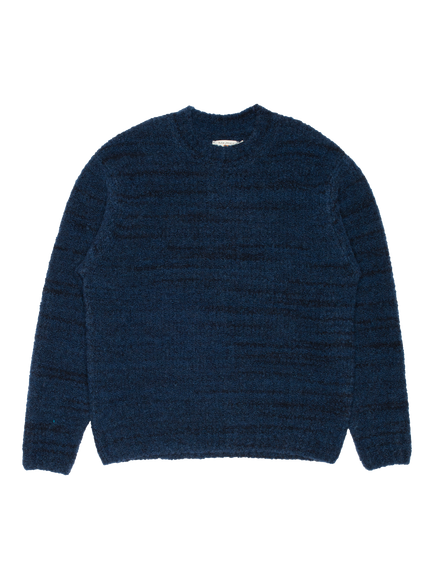 Nudie Jeans Gurra Crew Neck Wool Blend Jumper, Multi, Multi
