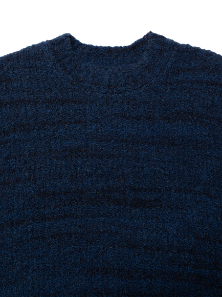 Nudie Jeans Gurra Crew Neck Wool Blend Jumper, Multi - view 2, Multi