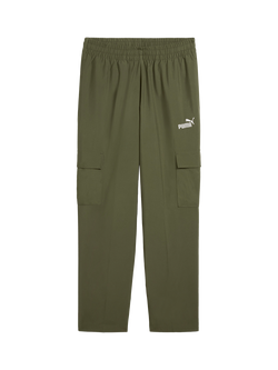 PUMA Men's Essentials No.1 Logo Cargo Trousers, Loden Green