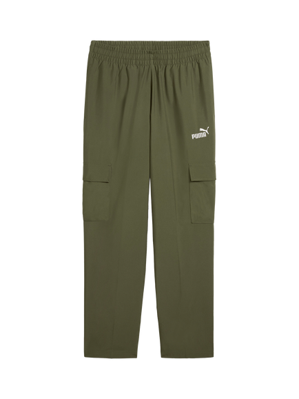 PUMA Men's Essentials No.1 Logo Cargo Trousers, Loden Green