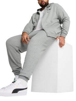 PUMA Essentials No.1 Logo Hoodie, Medium Gray Heather