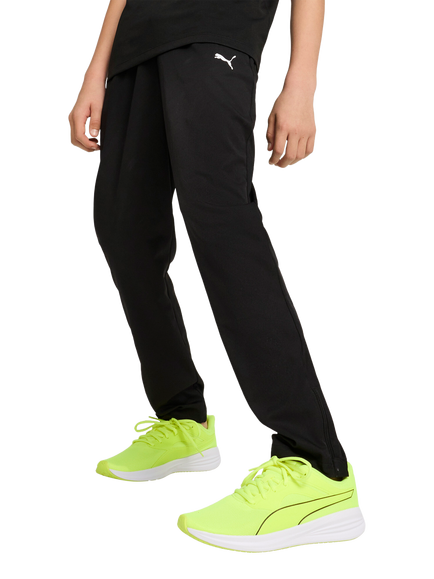 PUMA Kids' Essentials Trousers, Black, Black
