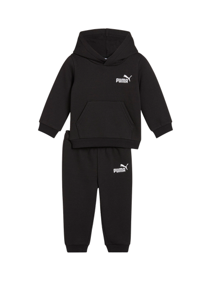 PUMA Baby Hoodie and Joggers Loungewear Set, Black, Black