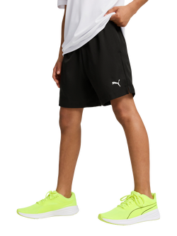 PUMA Kids' Youth Essential Shorts, Black, Black