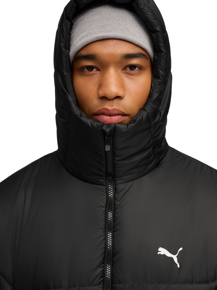 PUMA Essentials Men's Hooded Padded Jacket, Black - view 2, Black