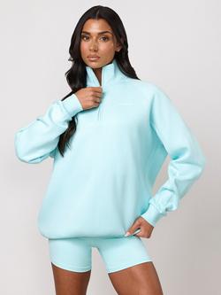 Gym King Raglan Sweatshirt, Pale Turquoise, Pale Turquoise