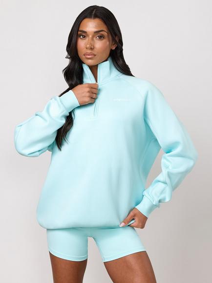 Gym King Raglan Sweatshirt, Pale Turquoise, Pale Turquoise