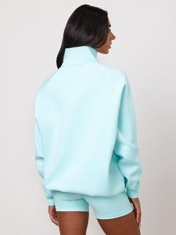 Gym King Raglan Sweatshirt, Pale Turquoise - view 2, Pale Turquoise