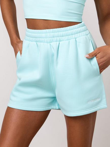Gym King 365 Fleece Shorts, Pale Turquoise, Pale Turquoise