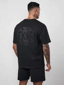 Gym King World Washed T-Shirt - view 2, Black