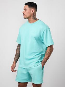 Gym King World Washed T-Shirt, Poolside Green