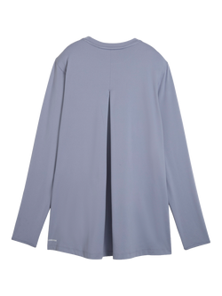 PUMA Modest Oversized Long Sleeve T-Shirt - view 2, Grey