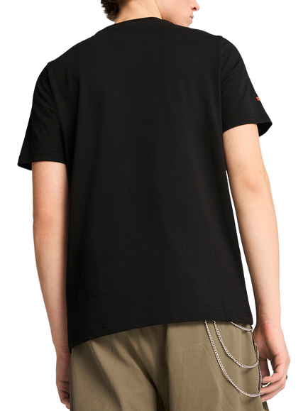 PUMA Cat Print F1 Logo T-Shirt, Puma Black - view 2, Puma Black